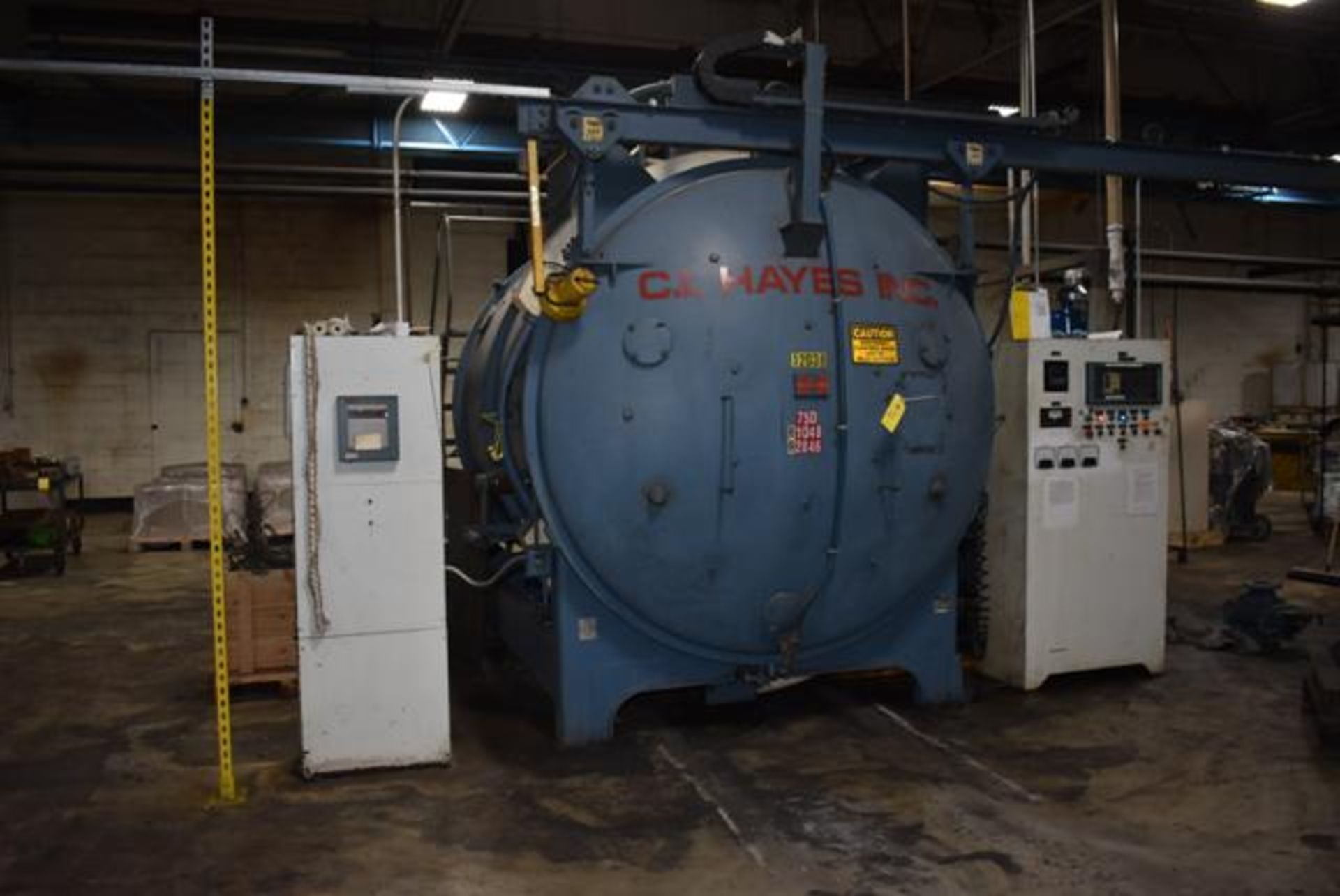 Hayes Annealing Furnace, Model #VMH-T, Includes Related Pumps, Motors & Controls