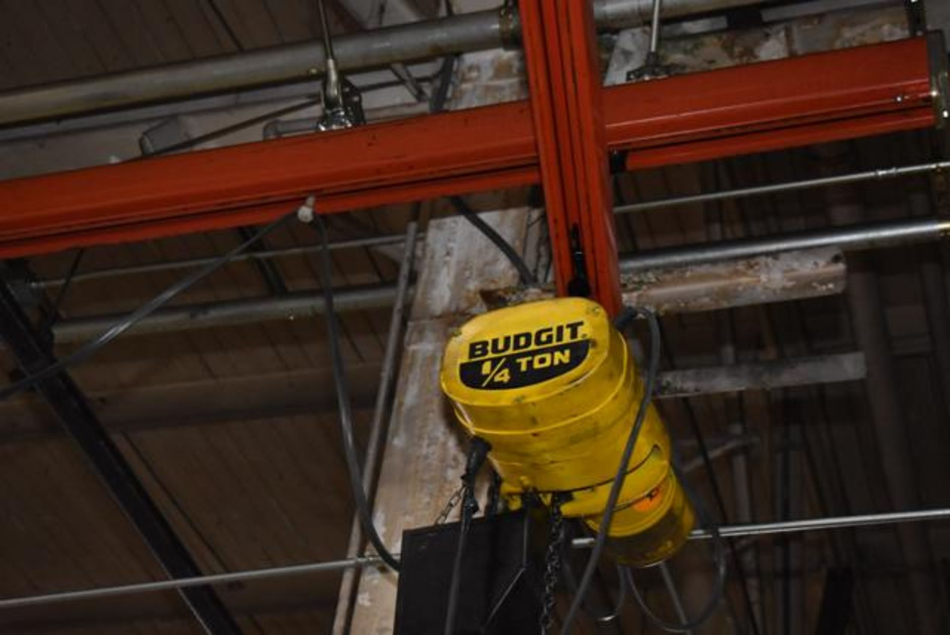 Demag Overhead Crane System Suspended from Ceiling, Approx. 12' Span x 12' Floor Space, Single - Image 2 of 2