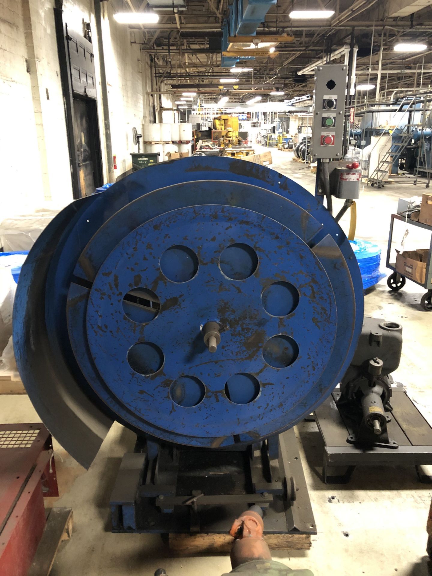 Stock Reel, Max Coil Weight 1200 Lbs, Max Width 18. Inches, S/N #CWP120016