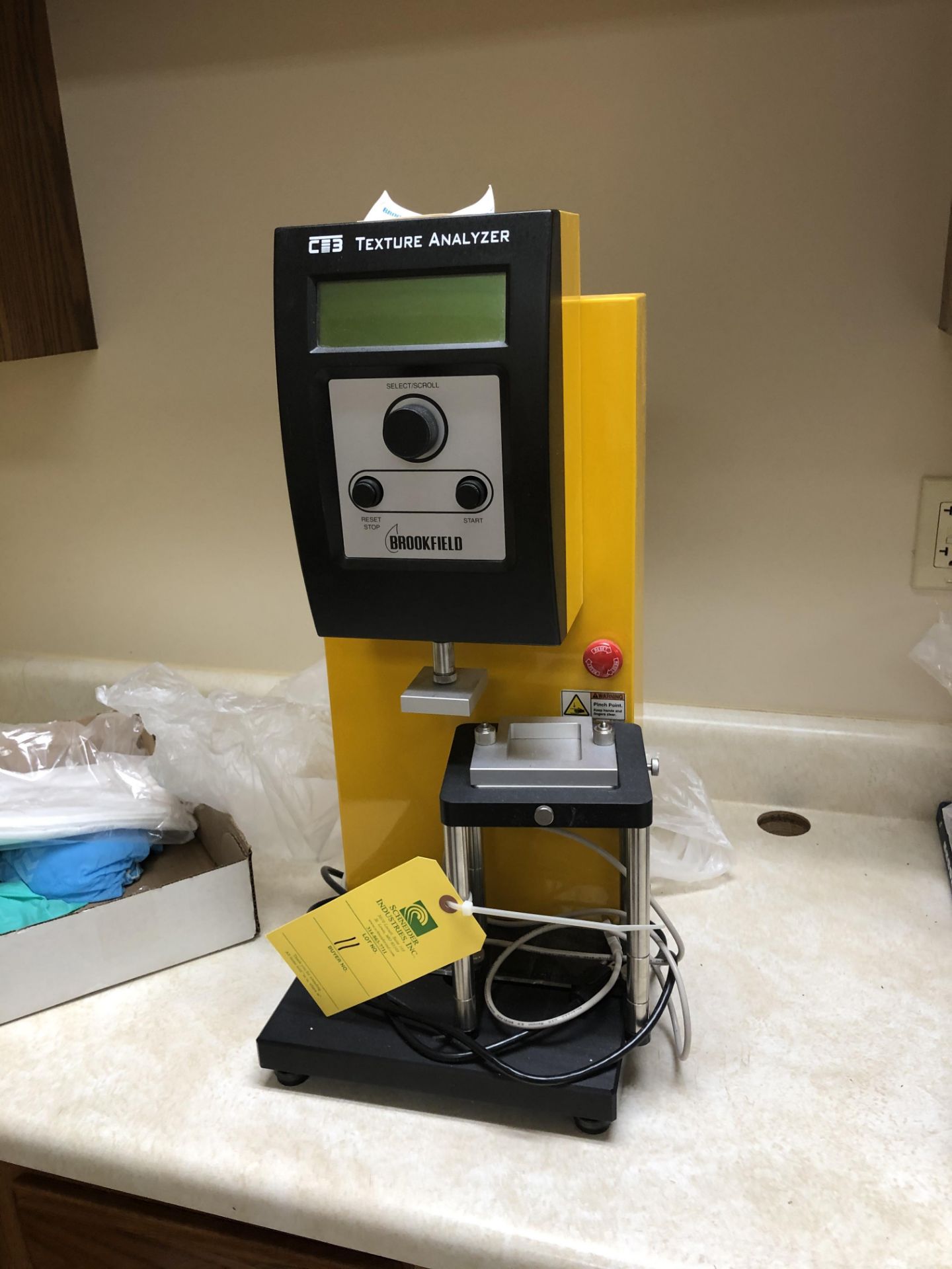 Brookfield Texture Analyzer, Model# CT3 4500, Serial# 8573198