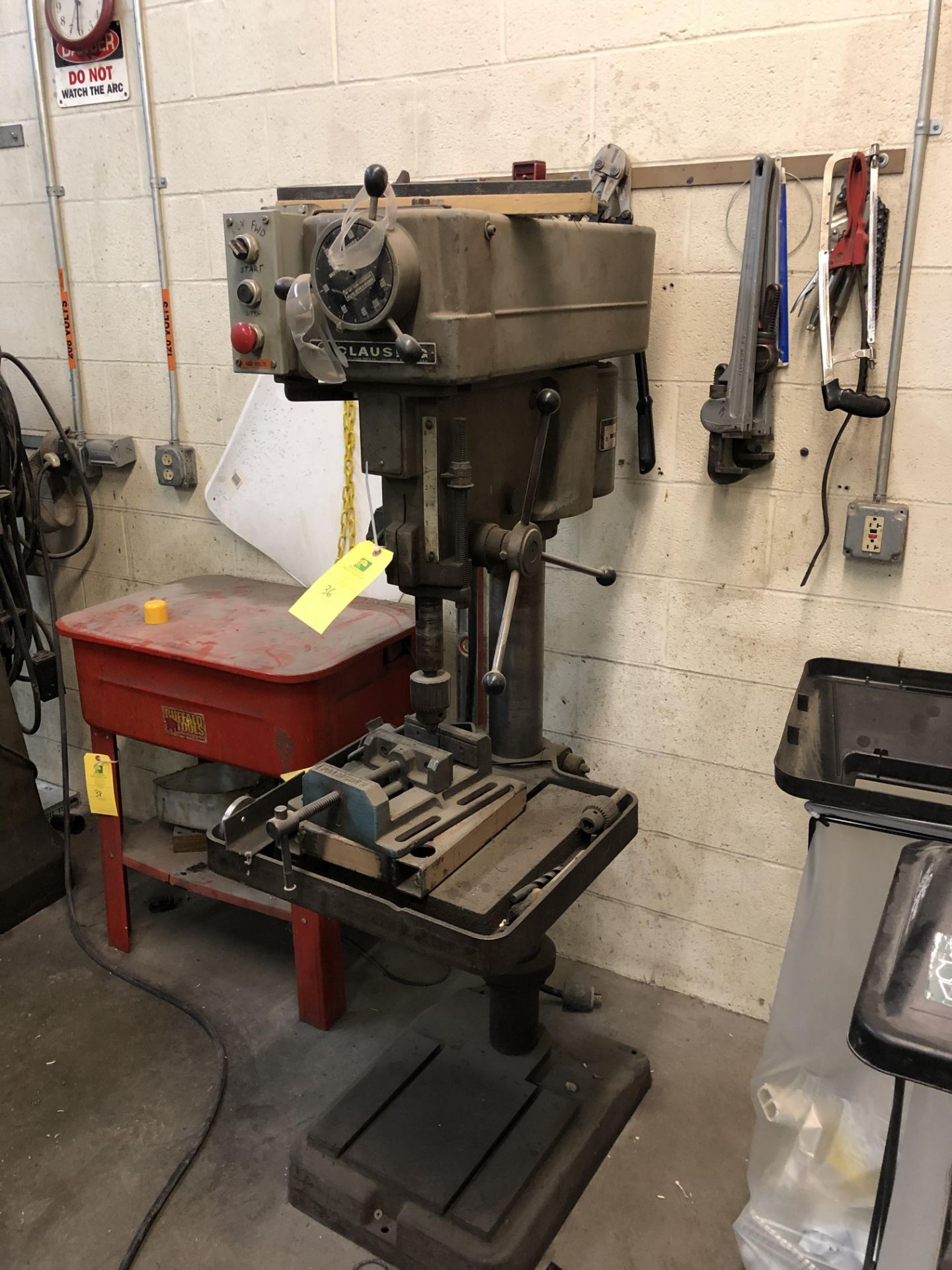 Clausing Drill Press, Model# 2274, Serial# 511519, 208-220/440V - Image 3 of 5