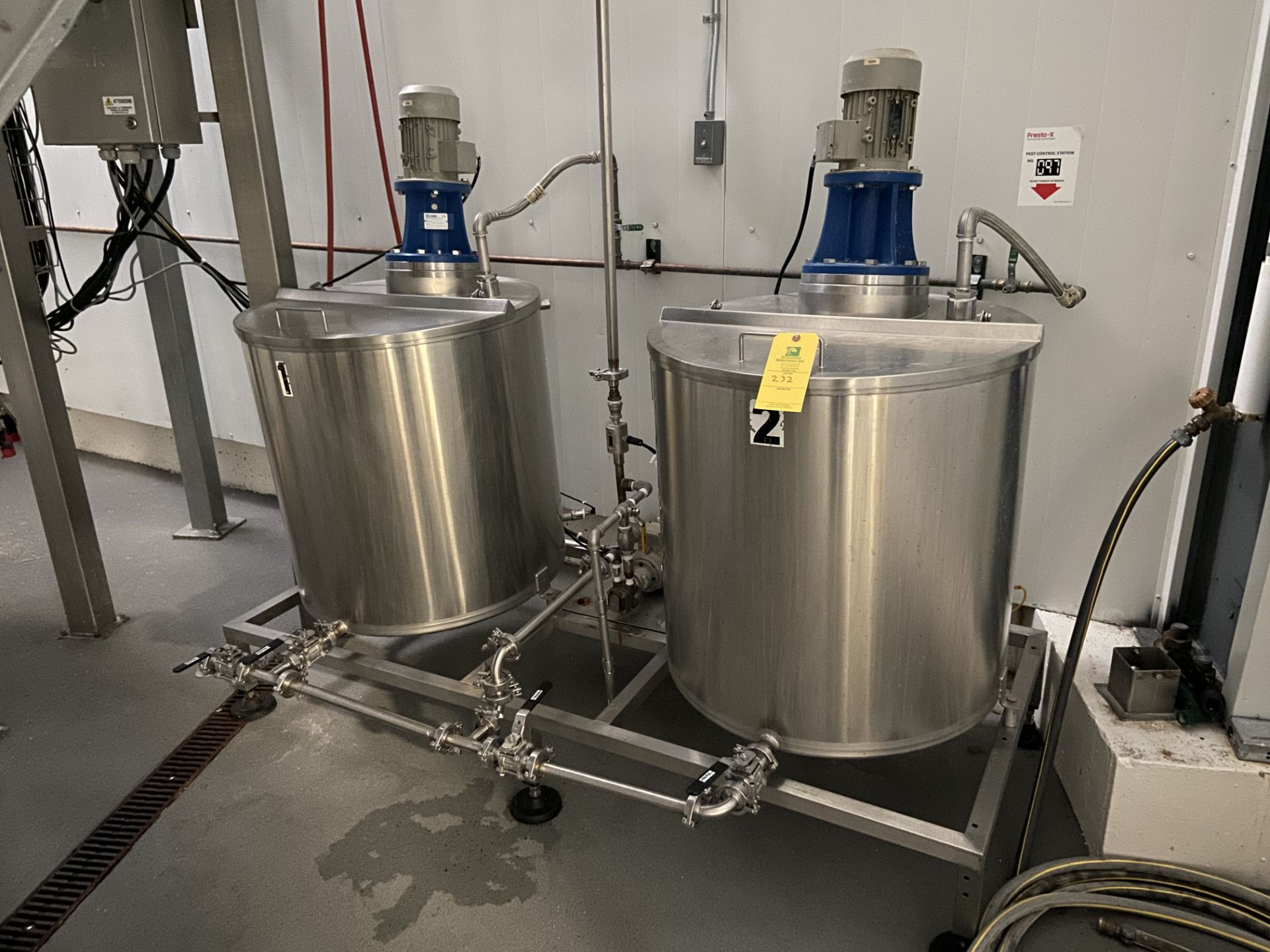 Stainless Steel Two Tank Water System for Gluten Free Pasta Line