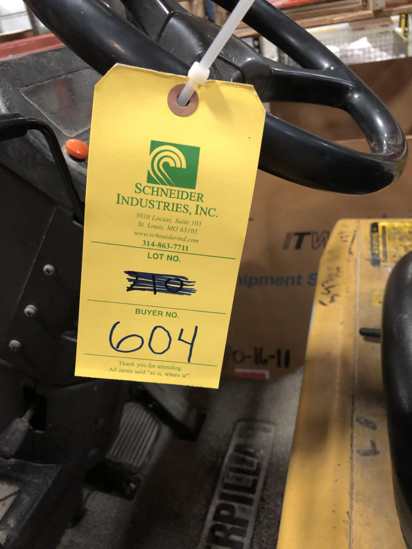 Caterpillar Forklift, Model# 2EC25, Serial# A2EC261815 - Image 4 of 4