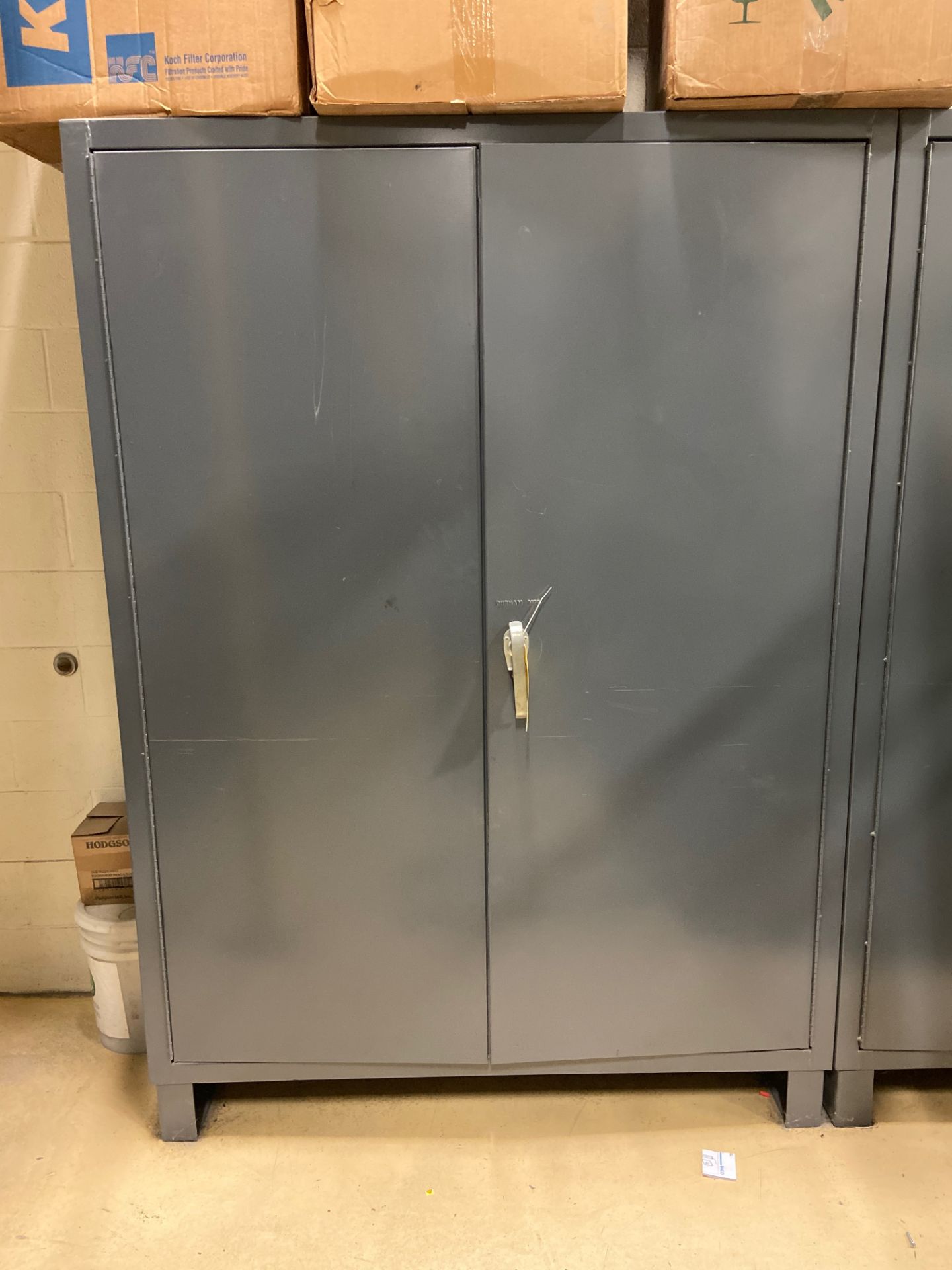 Metal Cabinet w/ Contnets, 5' wide x 2' deep x 7' tall