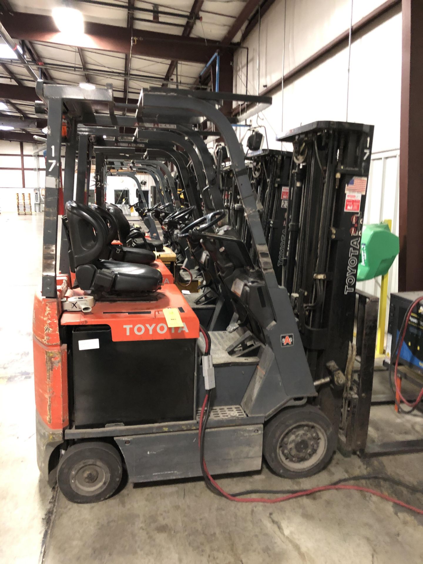 Toyota Forklift, Model# 7FBCU15, Serial# 61541, 36V