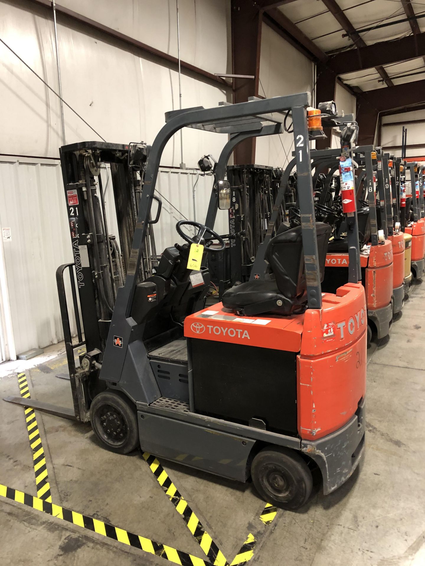 Toyota Forklift, Model# 7FBCU15, Serial# 65007, 36V