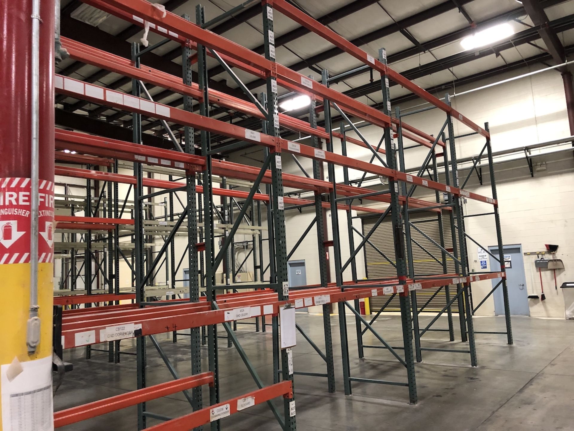 Tear Drop Pallet Racking, 20 Uprights