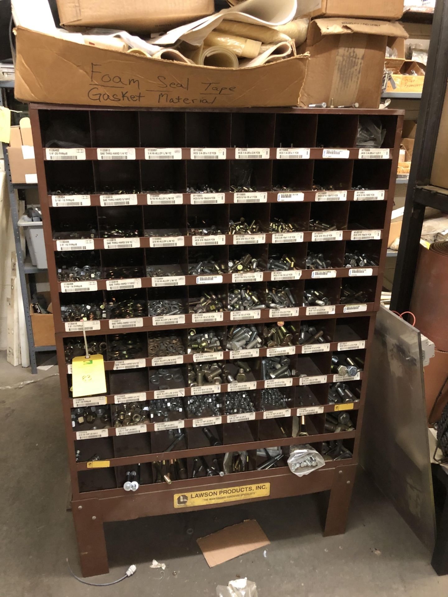 Small Parts Shelving Rack