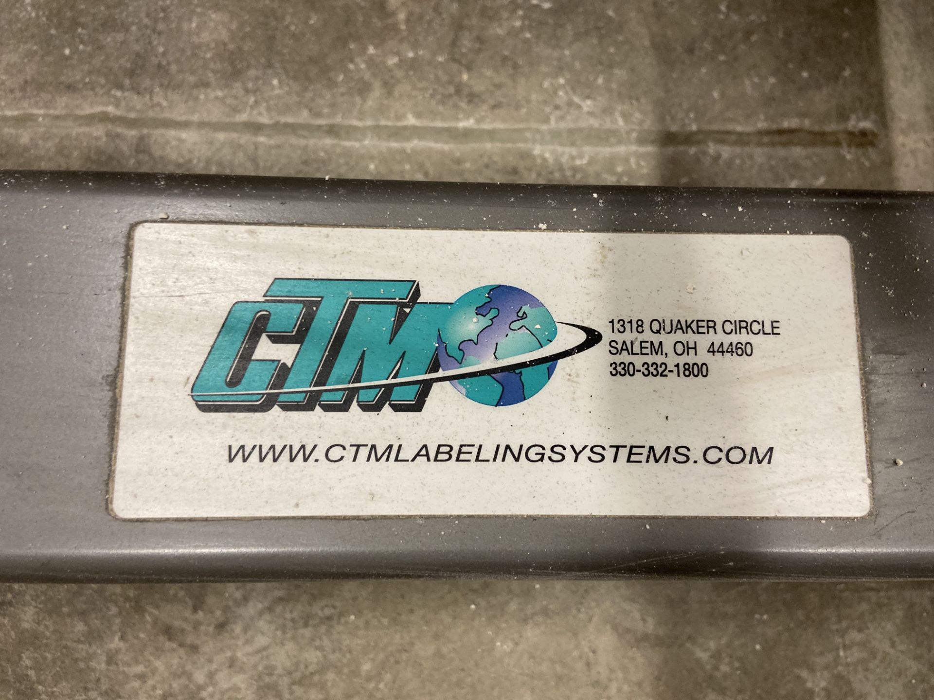 CTM Label Printer Applicator, Model# 1800-LT408, Serial# 1800-0027-1004 - Image 7 of 8