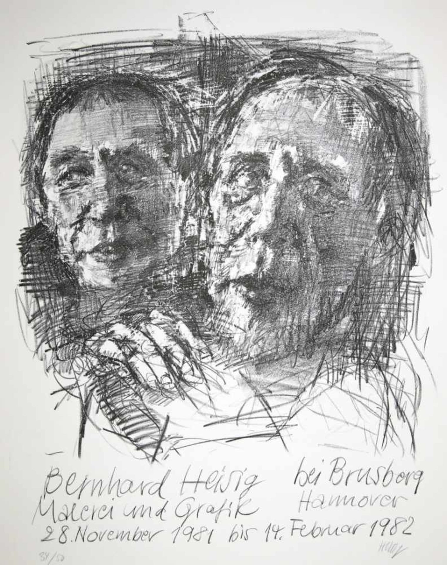 Heisig, Bernhard. (1925-2011):Bernhard Heisig - Malerei und Grafik bei Brusberg Hannover - 28.