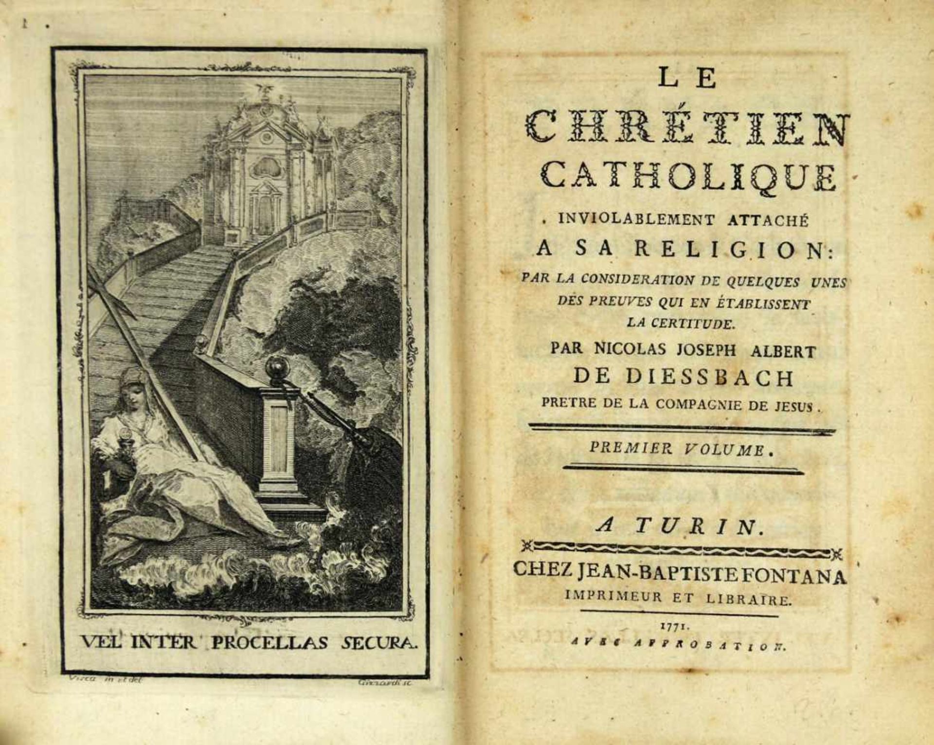 Diesbach, Nikolaus Joseph Albert:Le chrétien catholique inviolablement attaché a sa religion: par la