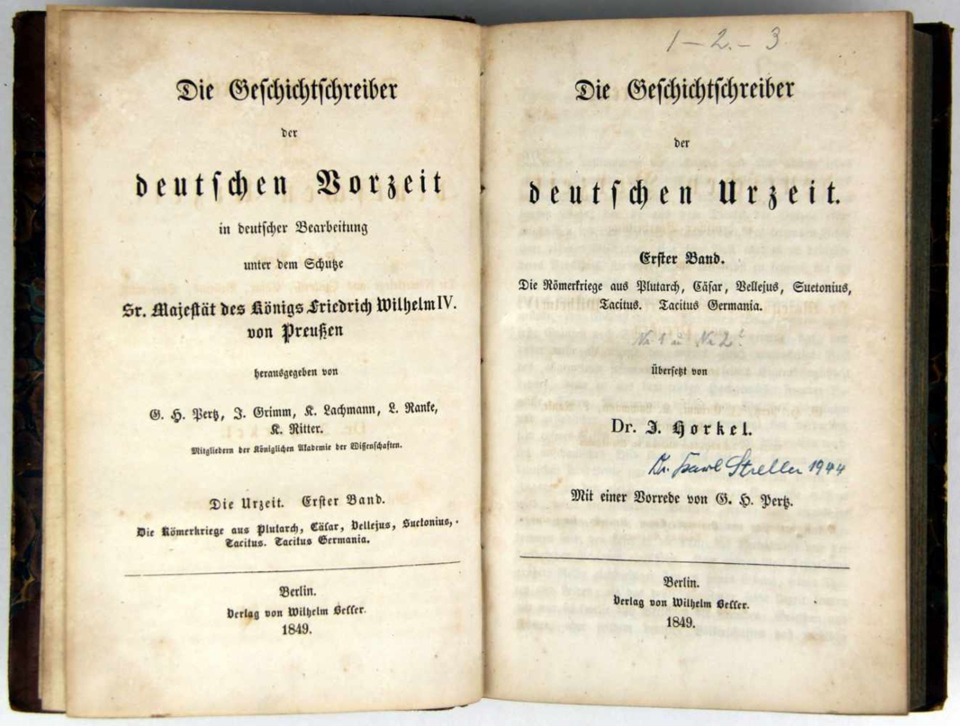 Die Geschichtschreiber der deutschen Vorzeit. In deutscher Bearbeitung herausgegeben von Georg