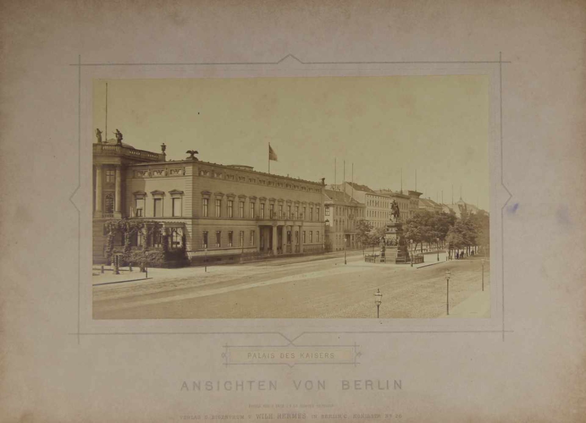 Berlin. -Schwartz, Friedrich Albert:Ansichten von Berlin. Berlin, Wilhelm Hermes (1881). Folge mit - Bild 2 aus 5