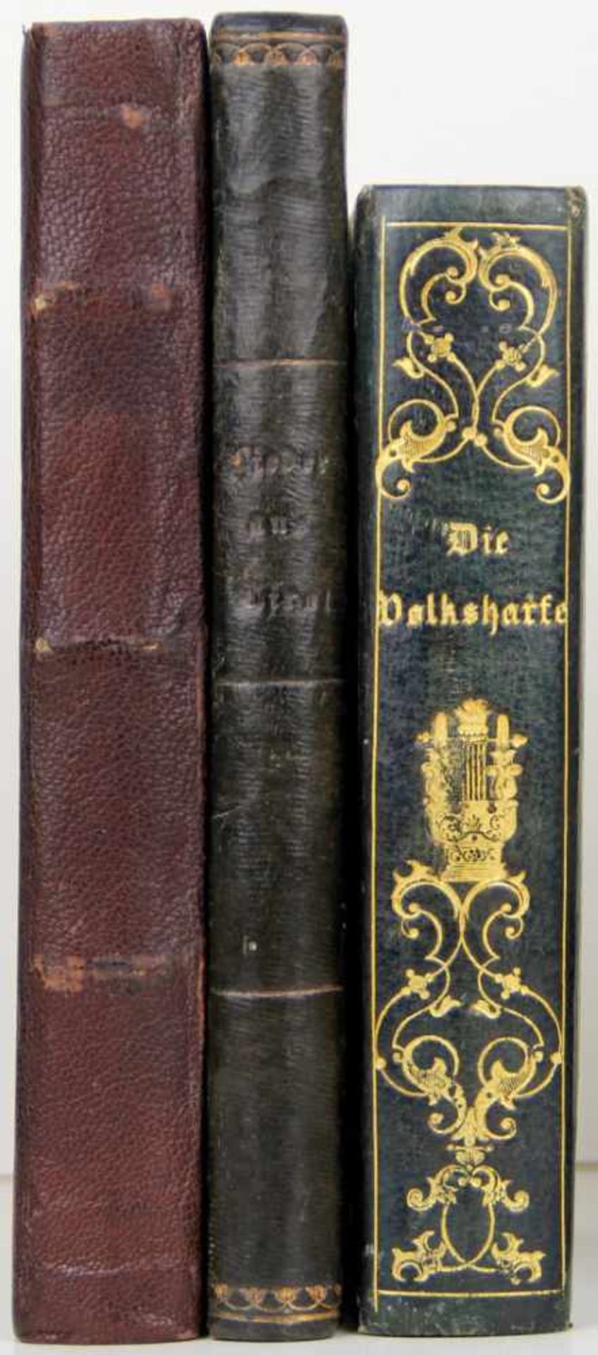 Liederbücher. -Konvolut mit 3 weltlichen Liederbüchern, 1799-1842 (001).I.) Rudolph Zacharias Becker