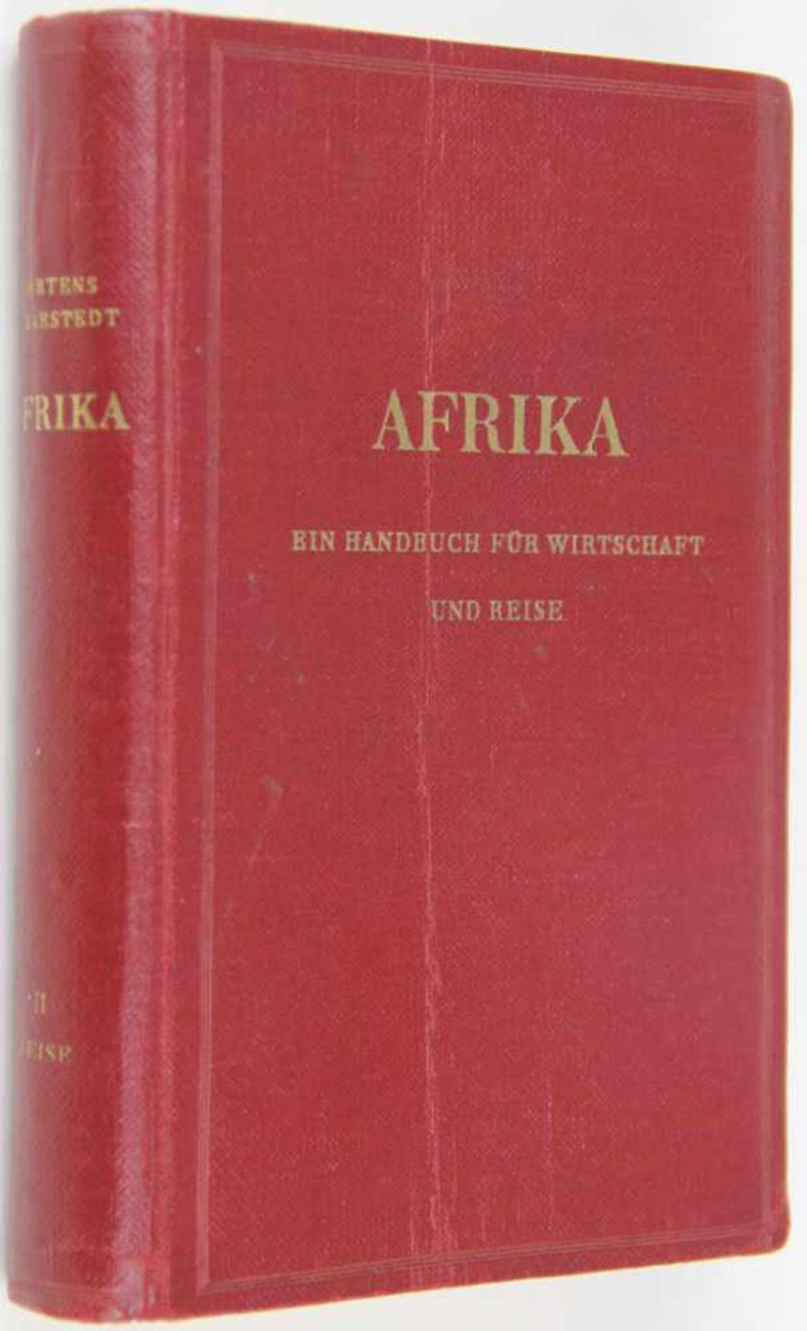 Afrika. -Martens, Otto und Oskar Karstedt:Afrika. Ein Handbuch für Wirtschaft und Reise.