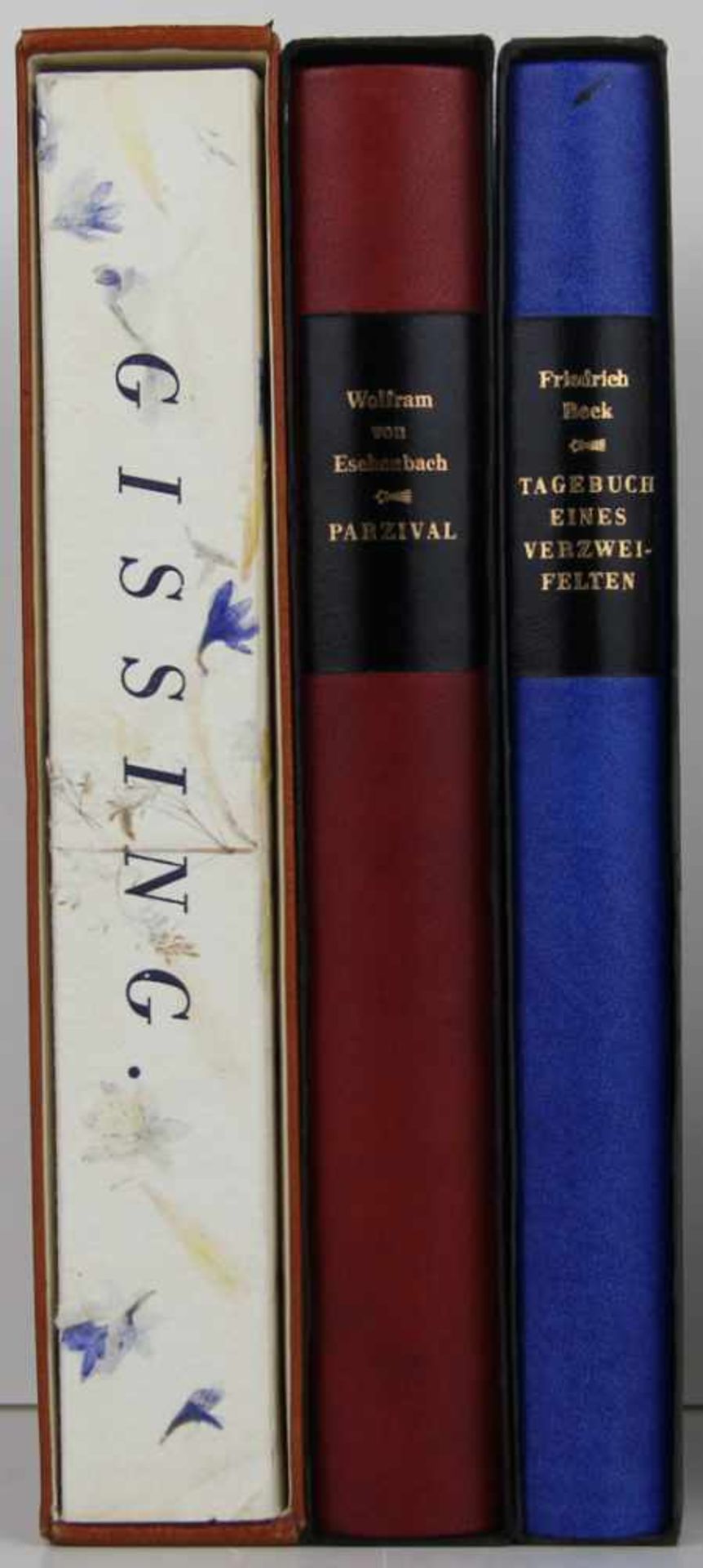 Die Andere Bibliothek. Herausgegeben von Hans Magnus Enzensberger. 3 Vorzugsausgaben der Reihe.