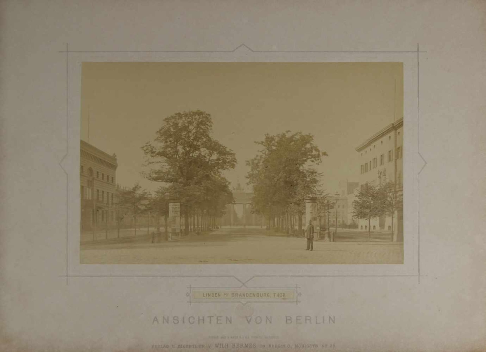 Berlin. -Schwartz, Friedrich Albert:Ansichten von Berlin. Berlin, Wilhelm Hermes (1881). Folge mit - Bild 5 aus 5