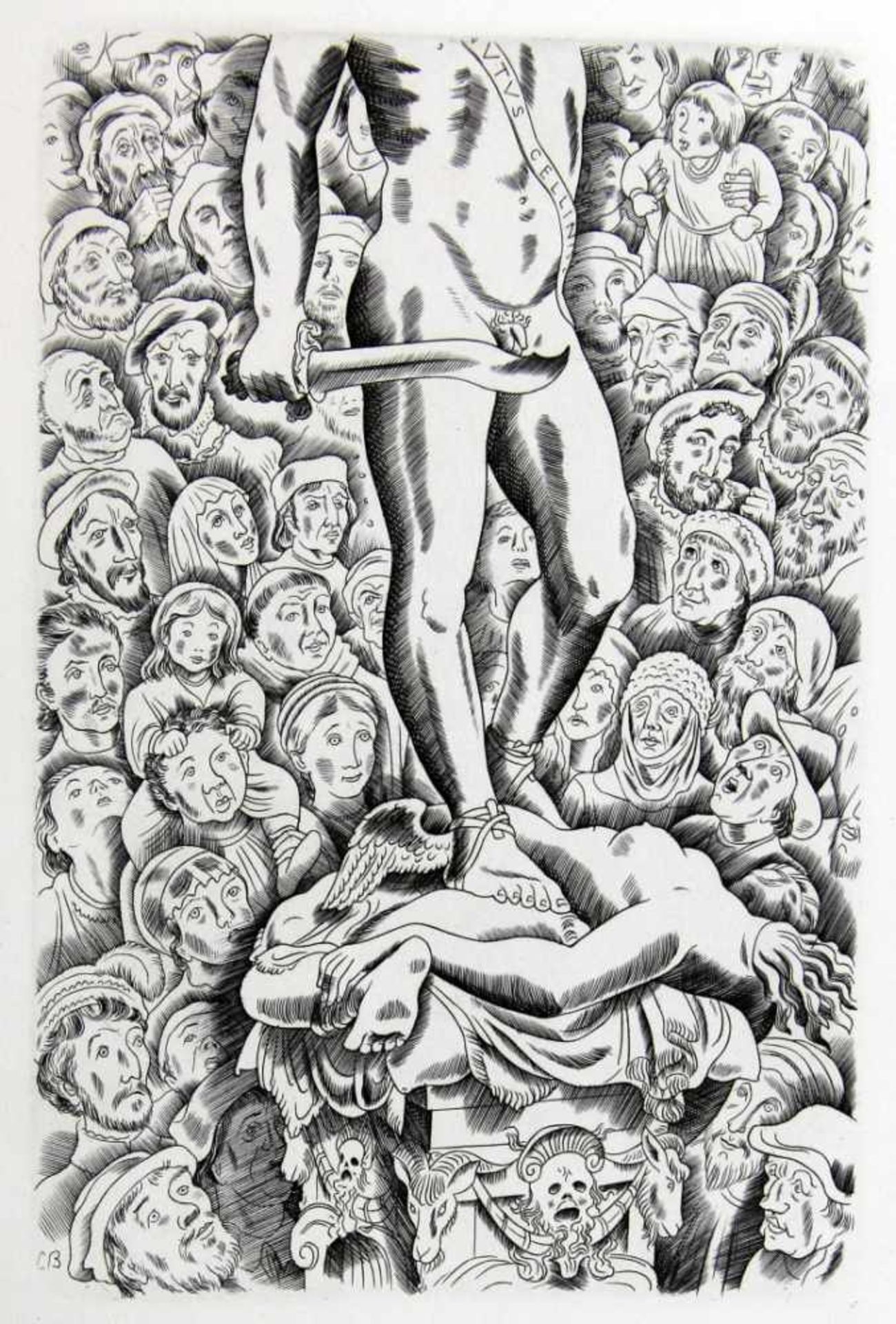 Bouda, Cyril:The life of Benvenuto Cellini. Thirty copper engravings. Preface by Ettore Lo Gatto. - Bild 2 aus 2