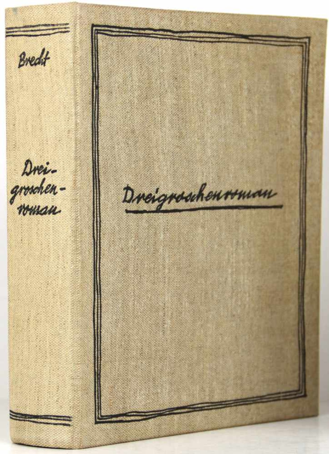 Brecht, Bertolt:Dreigroschenroman. Amsterdam, Allert de Lange 1934. 492 S., 2 nn. Bl. 18,5 x 15,5