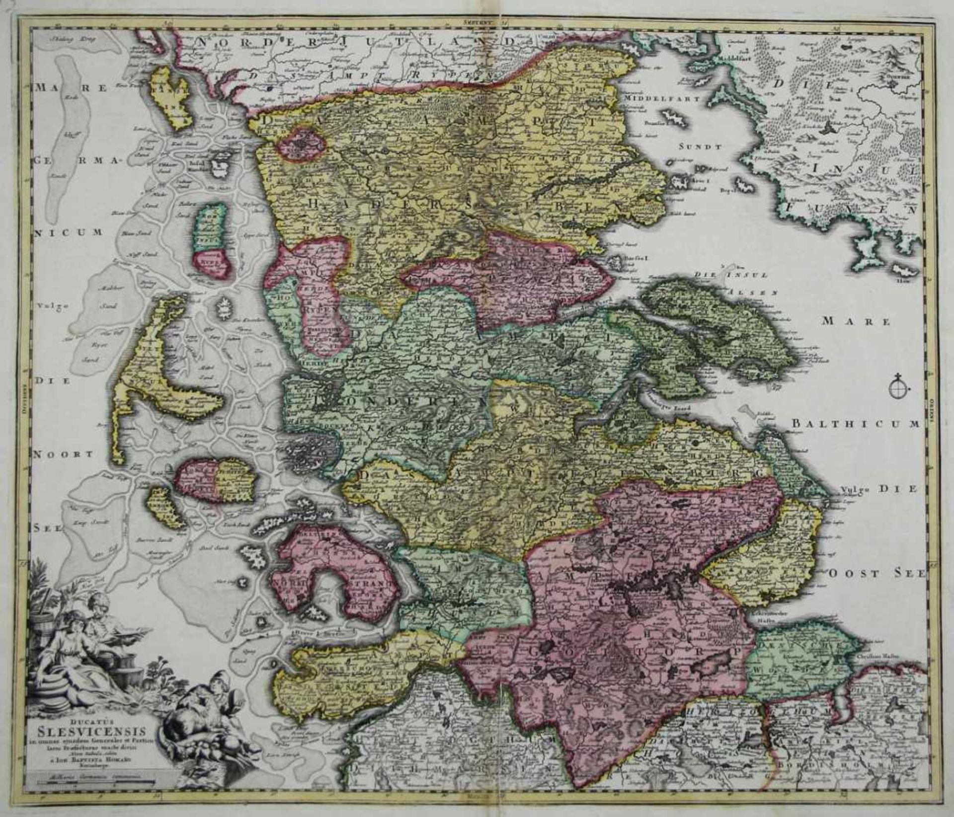 Schleswig-Holstein. - Schleswig. -Ducatus Slesvicensis in omnes ejusdem Generales et Particulares