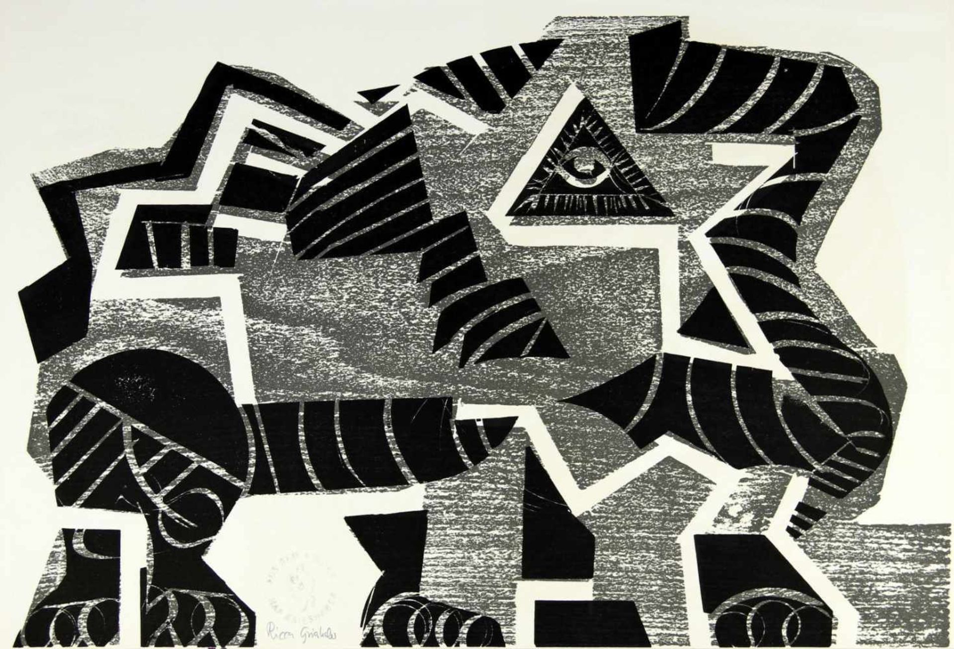 Grieshaber, HAP. (1909-1981):Konvolut mit 6 Illustrationen aus: Pablo Neruda, Aufenthalt auf