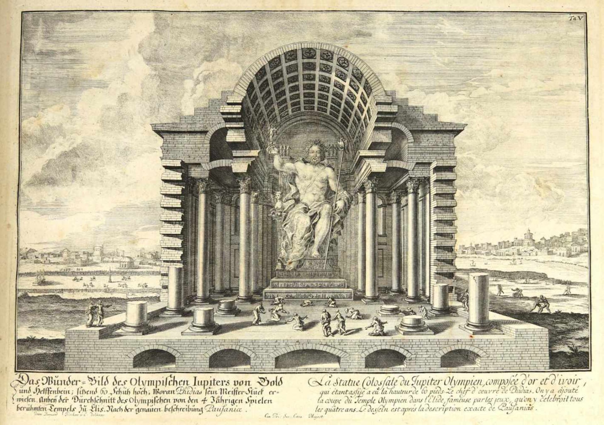 Architektur. -Fischer von Erlach, Johann Bernhard:Entwurff einer historischen Architectur, in - Bild 4 aus 8