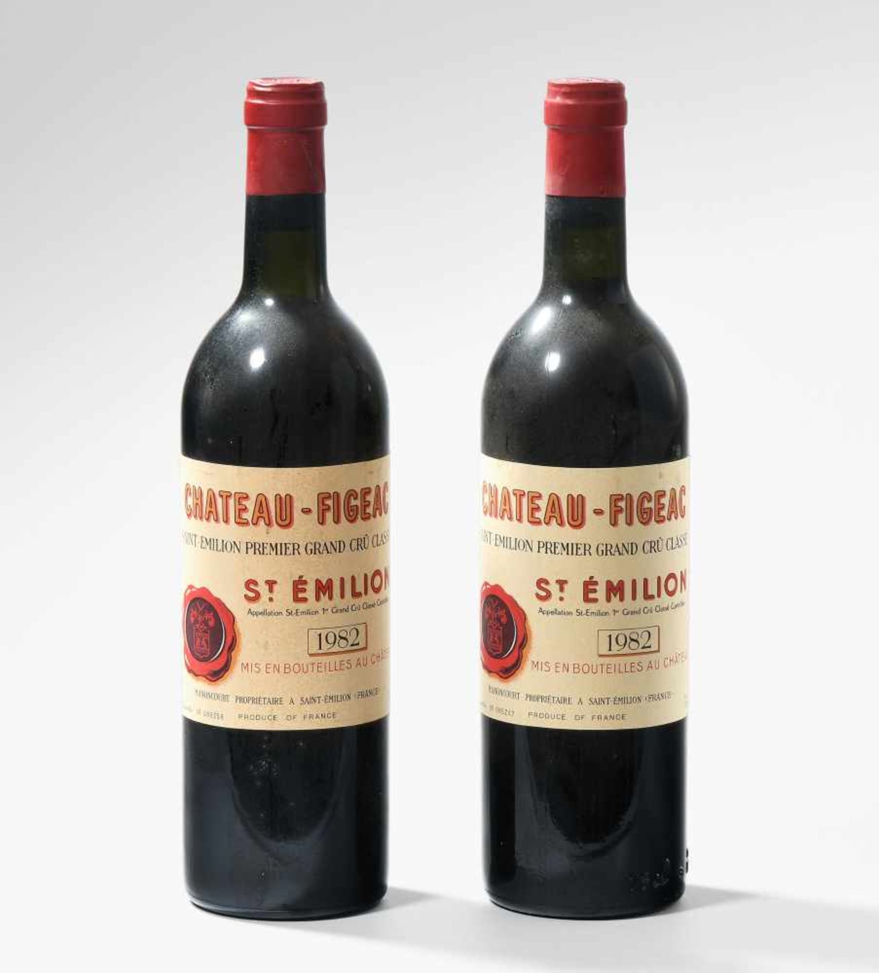 Chateau Figeac1982. Grand Cru. St.Emilion. 2 Flaschen.