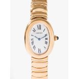 Cartier Gelbgold-DamenarmbanduhrModell Baignoire. 750 Gelbgold. Quartzwerk. Nr. 1954/CC116944.