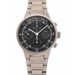 IWC Porsche Design ChronographRunder, automatischer Chronograph 90er Jahre in Titangehäuse. Boden