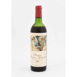 Chateau Mouton Rothschild1973. 1er Grand Cru. Pauillac. 1 Flasche. (Niveau: oberer Teil der