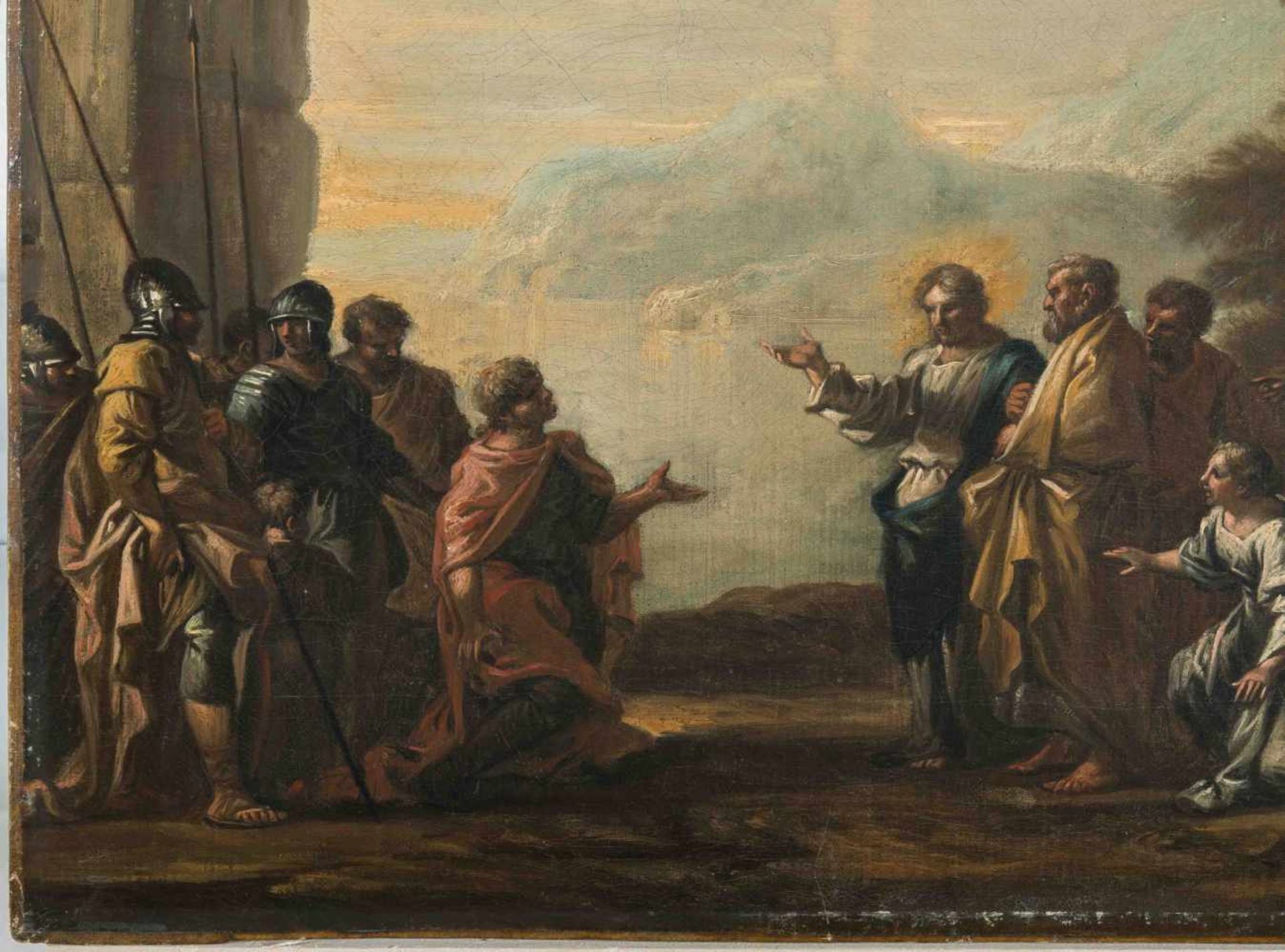 Ghisolfi, Giovanni (Mailand 1623–1683 Rom)zugeschriebenDer Hauptmann von Kafarnaum fragt Jesus, ob - Bild 13 aus 18