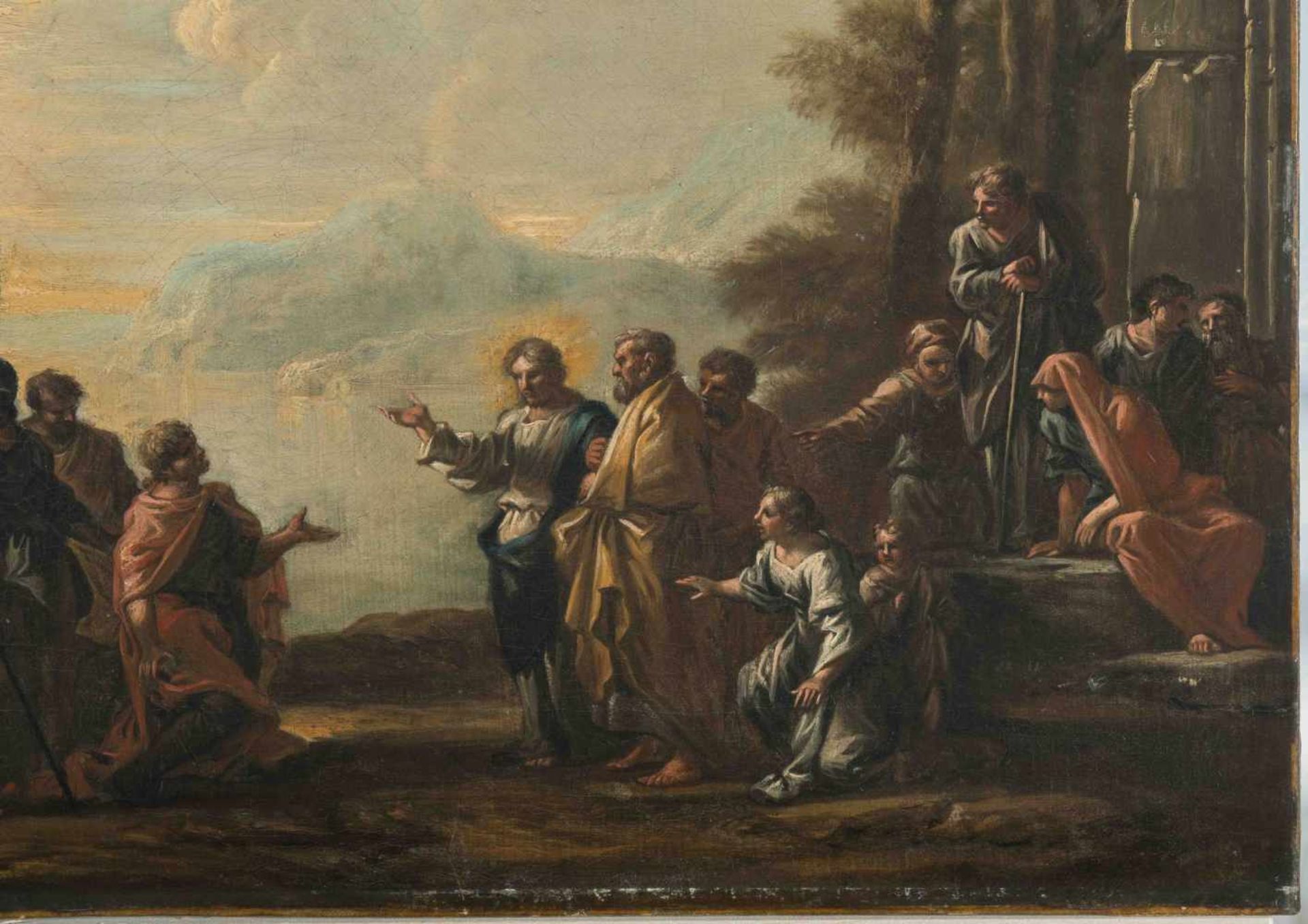 Ghisolfi, Giovanni (Mailand 1623–1683 Rom)zugeschriebenDer Hauptmann von Kafarnaum fragt Jesus, ob - Bild 14 aus 18