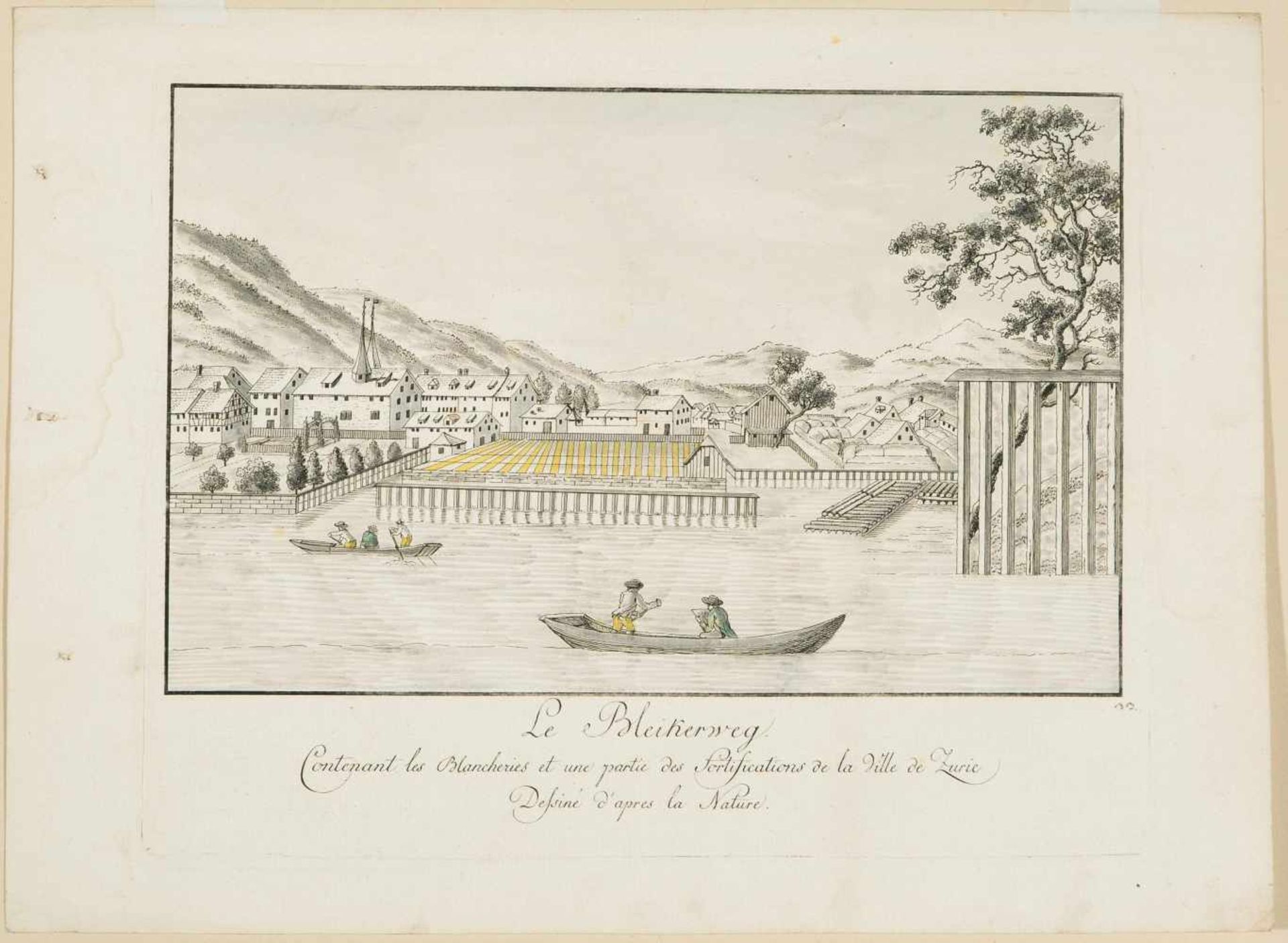 Hofmeister, Johannes(1721 Zürich 1806) undBrupbacher, Heinrich (1758 Wädenswil 1835)Zürich. "Le - Bild 2 aus 3