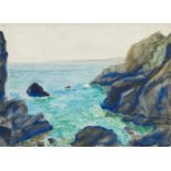 Porges, Clara(Berlin 1879–1963 Samedan)"Capri". Aquarell auf Papier. Unten mittig signiert. Oben