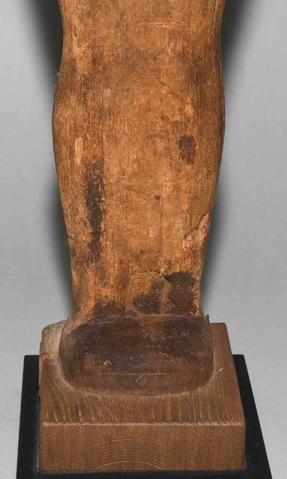 Ptah-Sokar-OsirisAegypten, Spätzeit, ca. 350 v.C. Holz mit Resten von Bemalung und Vergoldung. - Bild 9 aus 10