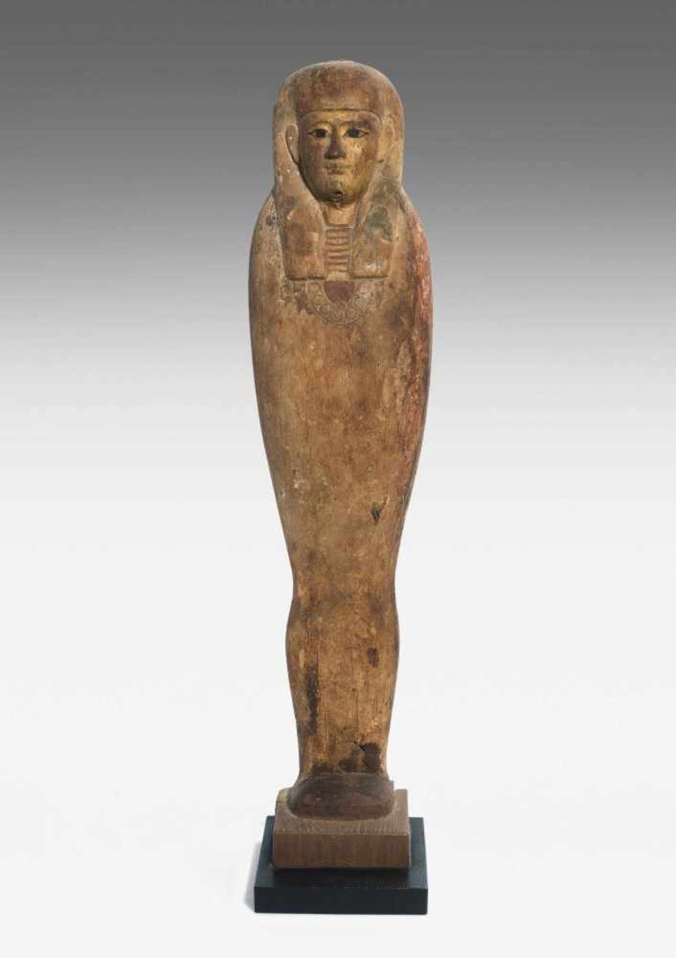 Ptah-Sokar-OsirisAegypten, Spätzeit, ca. 350 v.C. Holz mit Resten von Bemalung und Vergoldung.