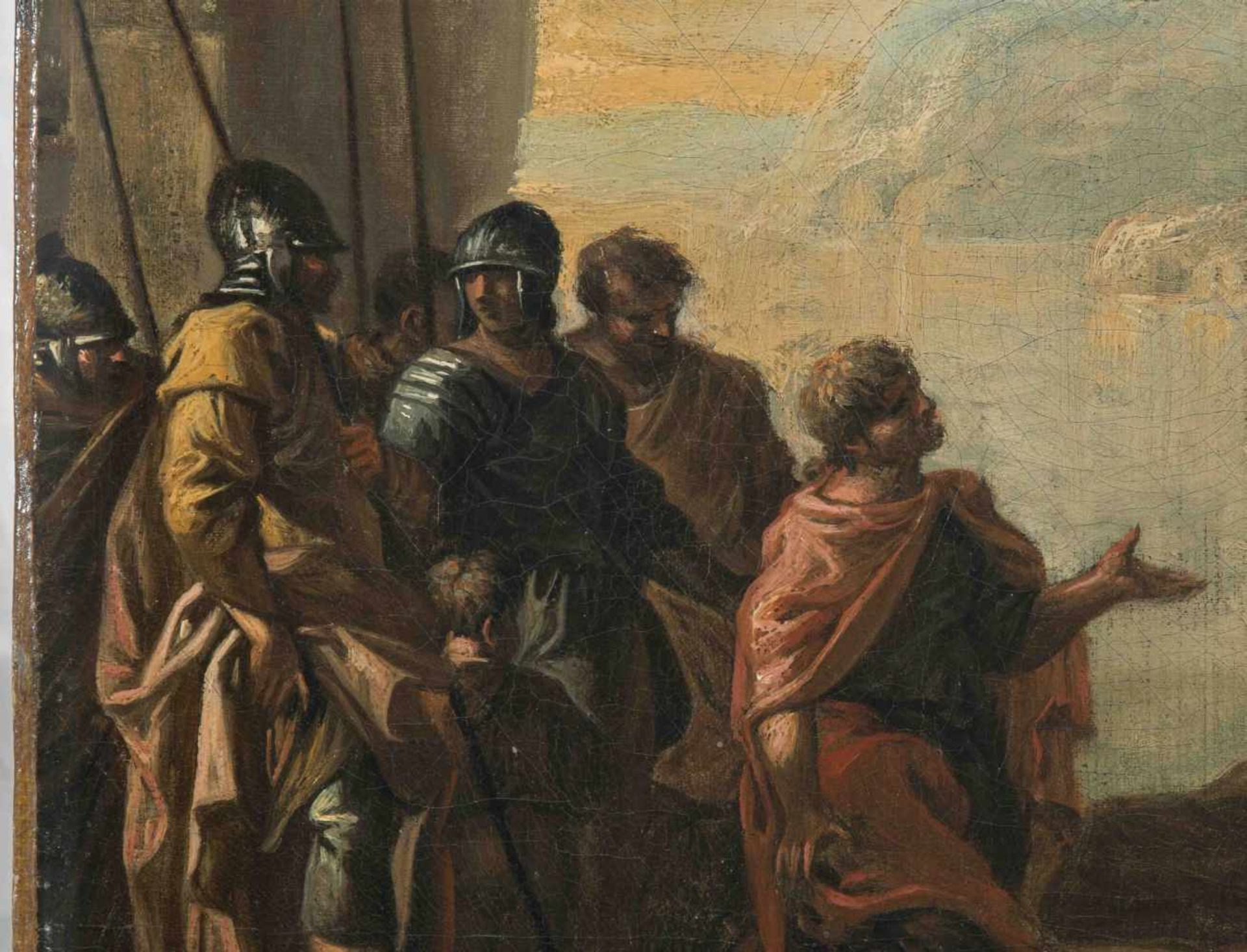 Ghisolfi, Giovanni (Mailand 1623–1683 Rom)zugeschriebenDer Hauptmann von Kafarnaum fragt Jesus, ob - Bild 15 aus 18