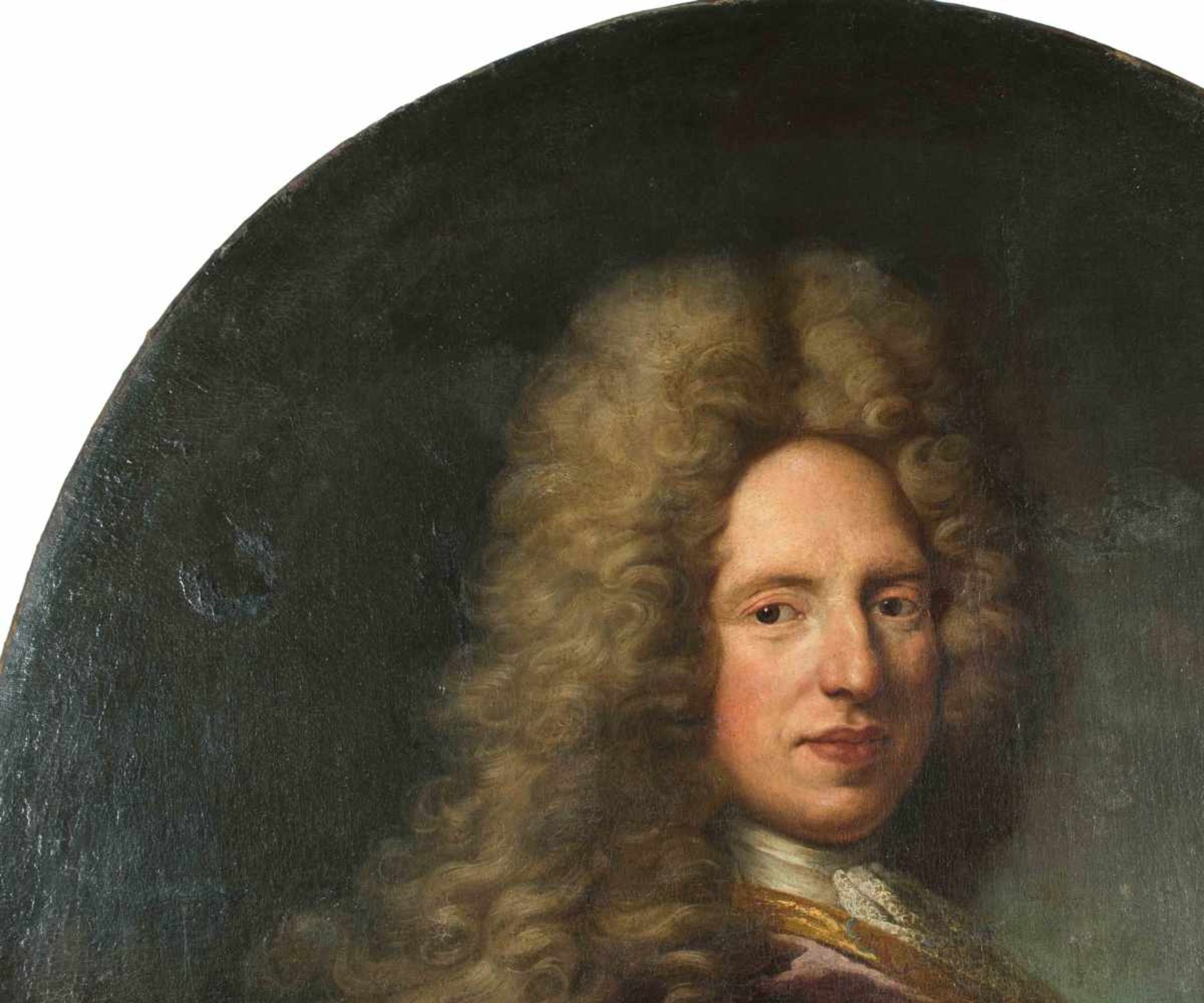 Rigaud, Hyacinthe(Perpignan 1659–1743 Paris)UmkreisHerrenportrait. Um 1710-15. Öl auf Leinwand. - Bild 2 aus 9