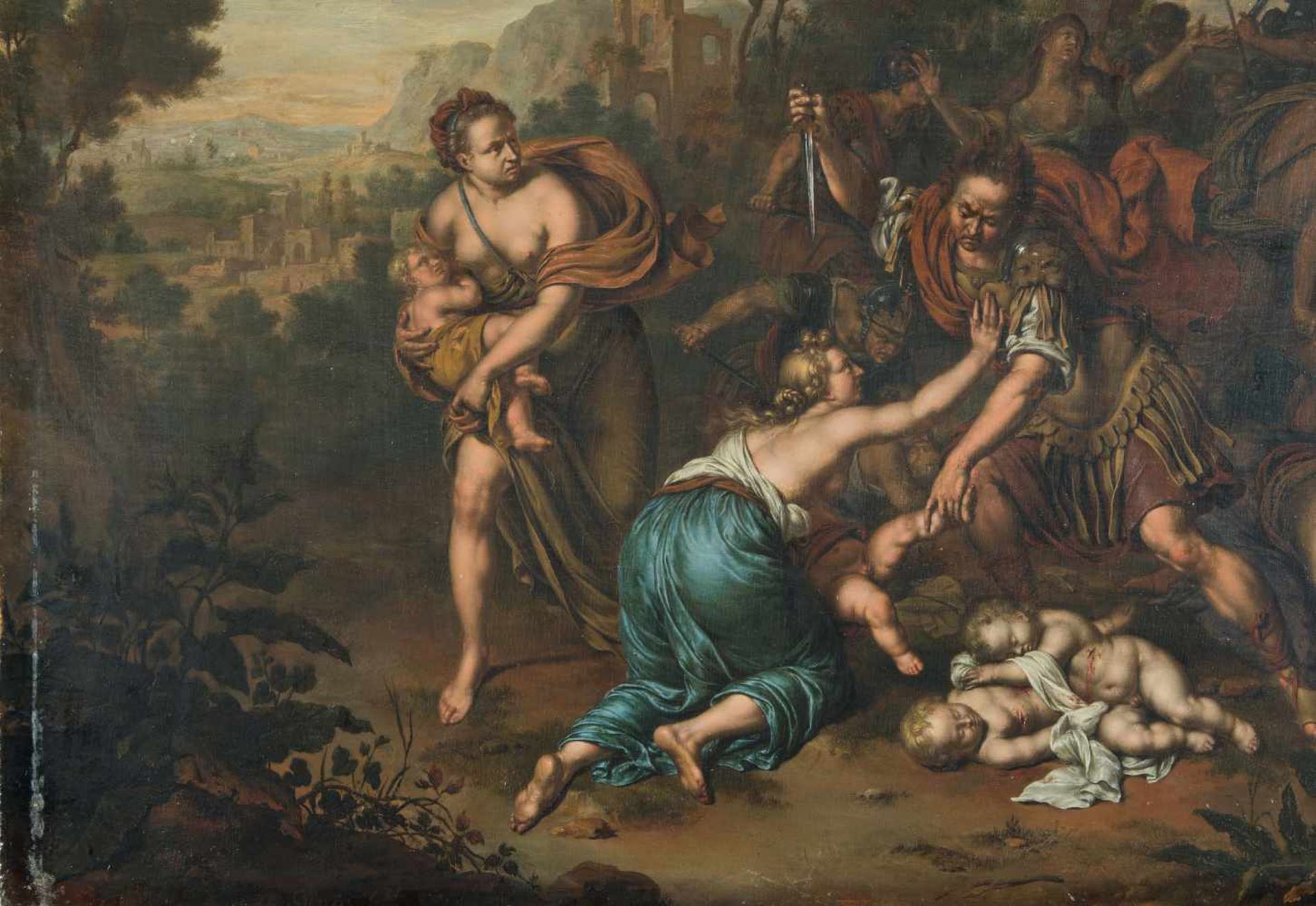 Mieris, Willem van(1662 Leiden 1747)Der Kindermord zu Bethlehem. Wohl 1696. Öl auf Holz. Unten links - Bild 7 aus 11