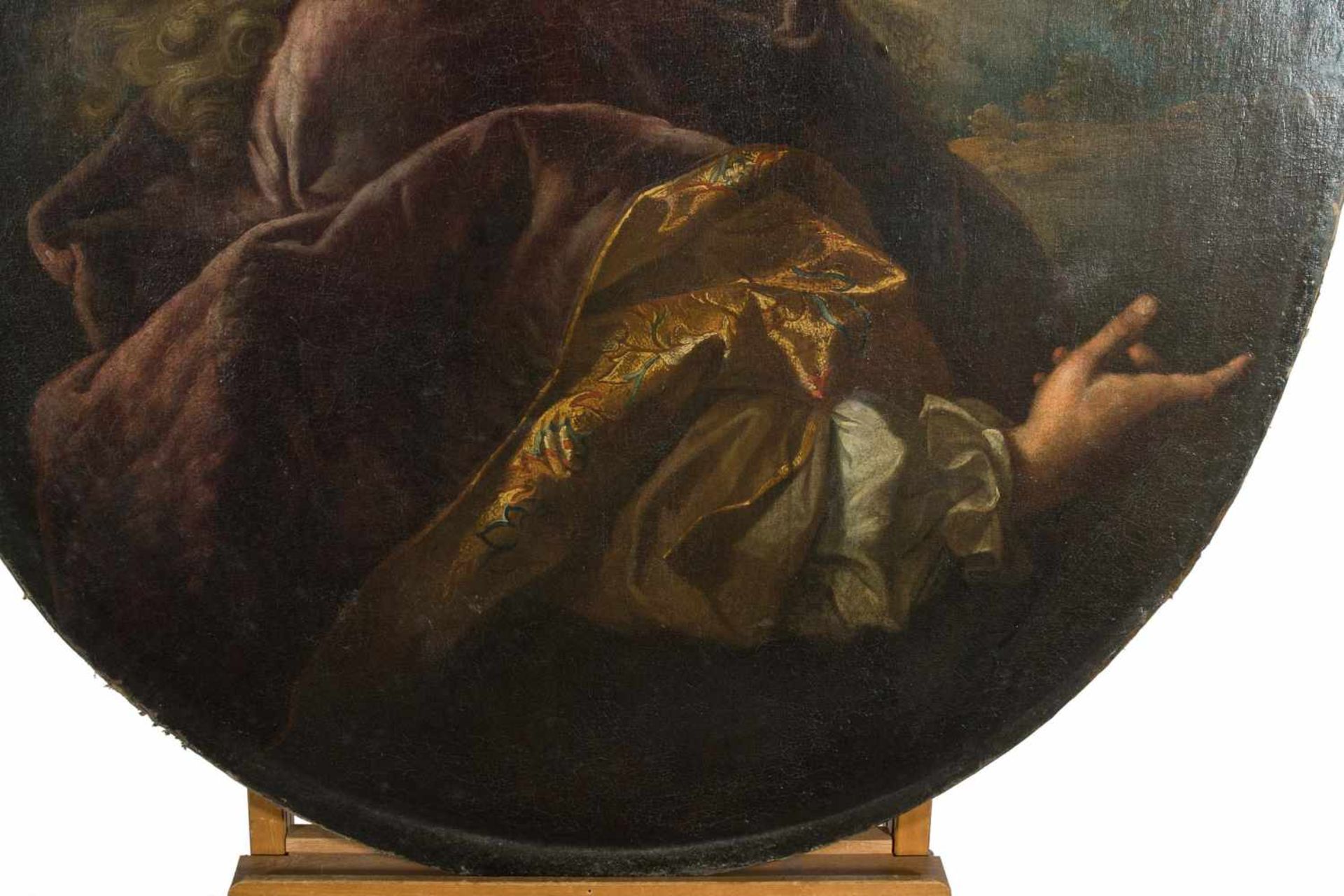 Rigaud, Hyacinthe(Perpignan 1659–1743 Paris)UmkreisHerrenportrait. Um 1710-15. Öl auf Leinwand. - Bild 5 aus 9