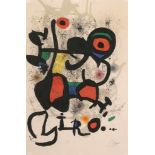 Miro, Joan(Barcelona 1893–1983 Mallorca)"Joan Miro - das plastische Werk". 1972. Farblithographie.