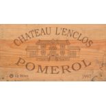 Chateau L'Enclos1997.Pomerol. Orig. Holzkiste. 12 Flaschen.- - -20.00 % buyer's premium on the