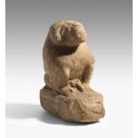 Thot als PavianAegypten, Spätzeit, um 600–400 v.C. Kalkstein. Der Gott Thot in Gestalt eines Pavians