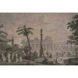 Dufour, Joseph(Tramayes 1744–1829 Paris)"Fêtes de la Grèce et Jeux Olympiques". Tapeten-Handdruck