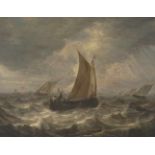 Beyeren, Abraham Hendricksz. van (Den Haag 1620/21–1690 Overschie)Segelschiffe vor Dordrecht bei