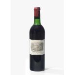 Chateau Lafite Rothschild1972. 1er Grand Cru. Pauillac. 1 Flasche.- - -20.00 % buyer's premium on