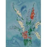 Chagall, Marc(Witebsk 1887–1985 Saint-Paul de Vence)"Les Glaïeuls". 1965. Farblithographie. 119/250.