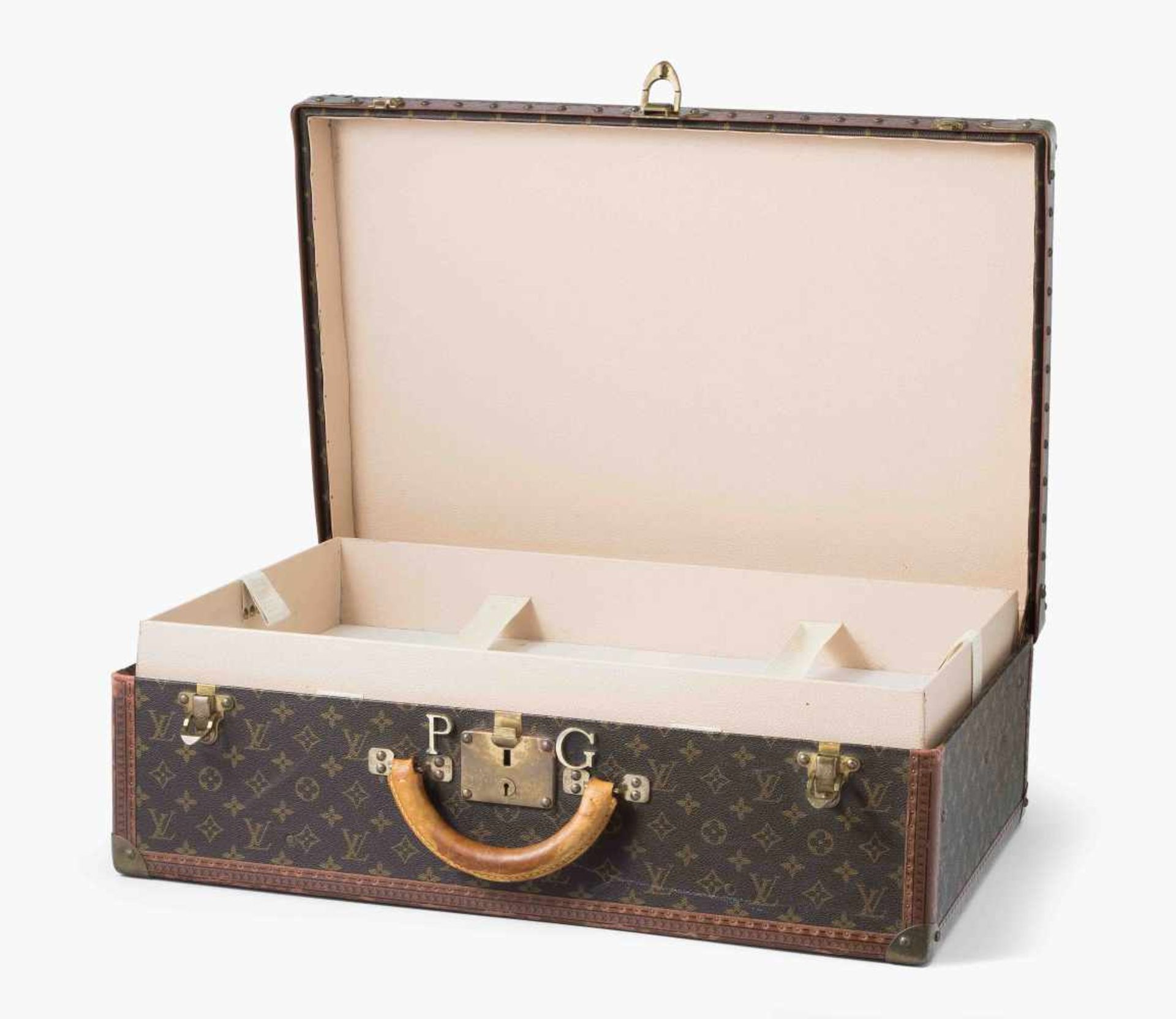 Louis Vuitton, Koffer "Alzer 65"Hartschalenkoffer mit Monogram Canvas Beschichtung. Abgerundeter - Bild 2 aus 2