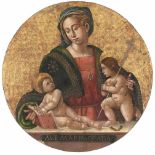 Fasolo, Lorenzo(Pavia 1463–1518 Genua)UmkreisHalbfigur der Madonna mit dem Johannesknaben und dem