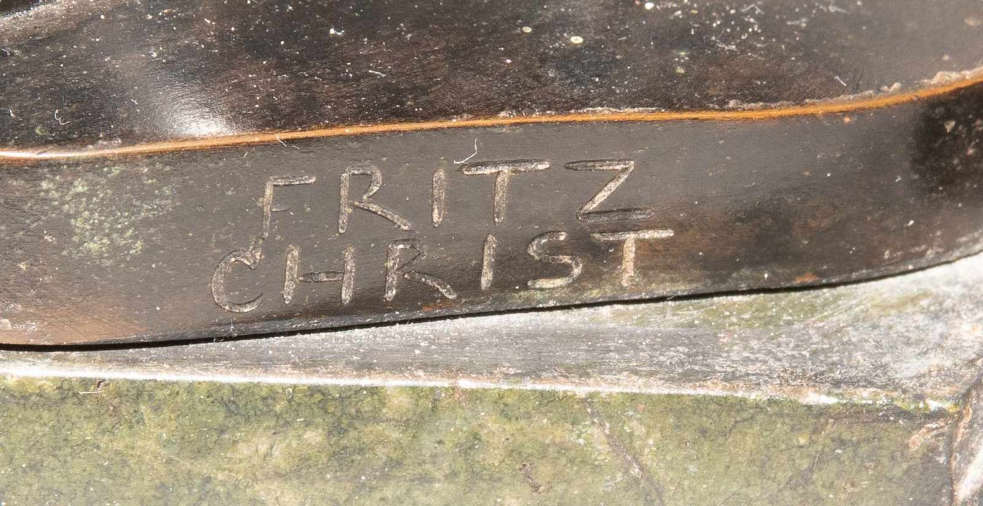 Fritz Christ(Bamberg 1866–1906 München)"Judith". Um 1900. Bronze, schwarzbraun patiniert, auf - Bild 10 aus 10